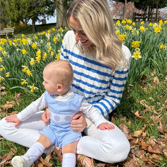 J Crew striped cable knit sweater - Picture 6 of 6